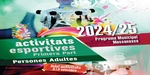 Deportes. Programa Municipal de Deportes 2024/2025 1ª Parte